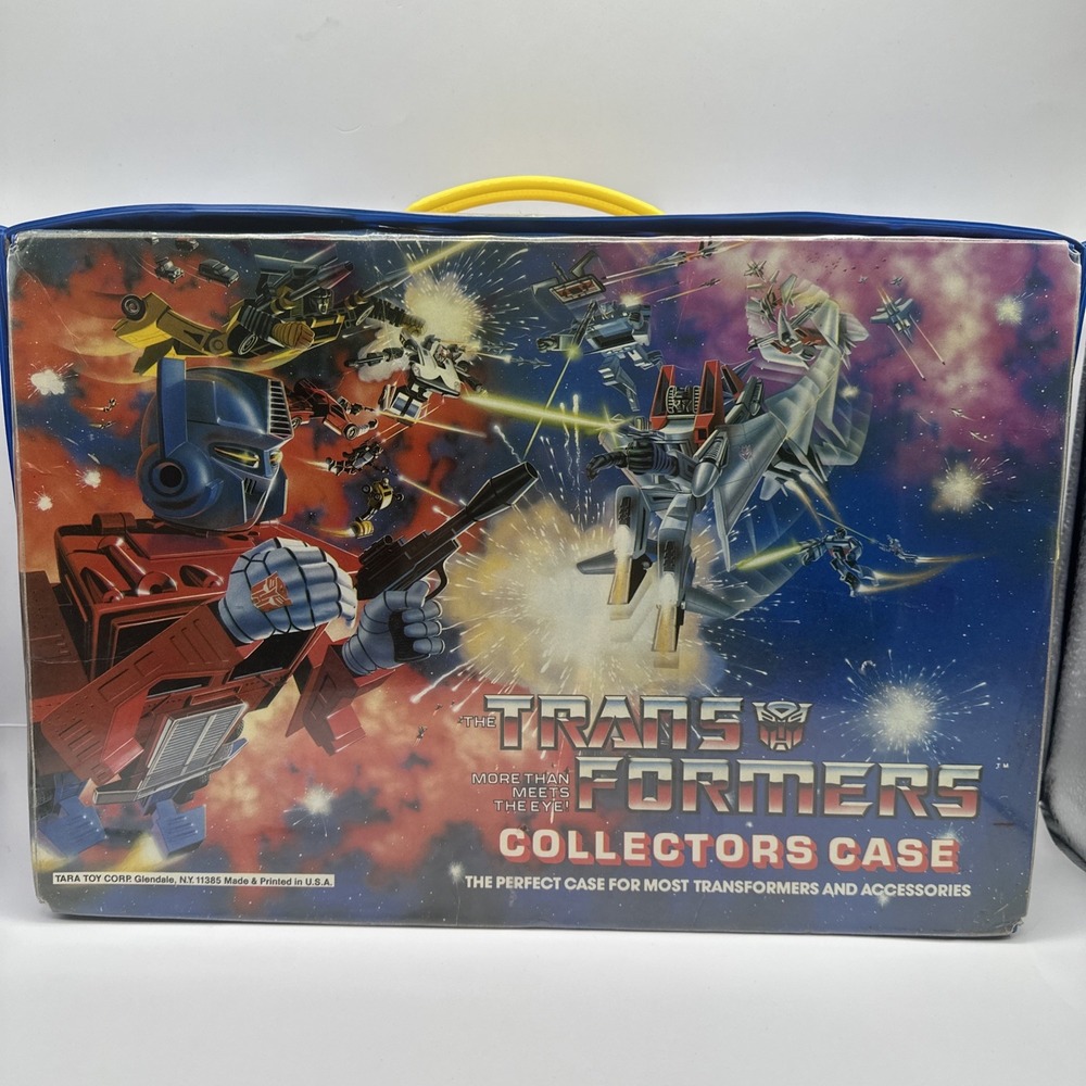 Vintage 1984 Transformers G1 Collectors Case Tara Toy 75100 w/ Insert Tray